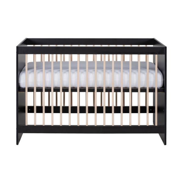 Europe Baby Nova Ledikant 60-120 - Zwart/Eiken