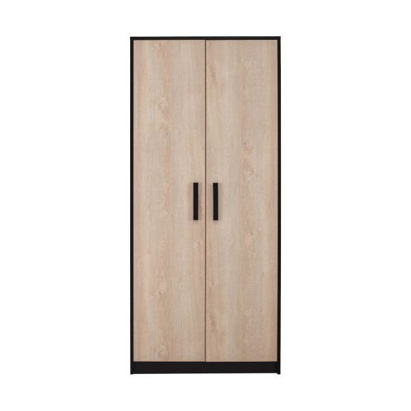 Europe Baby Nova Hanglegkast 2 Deuren - Zwart/Eiken