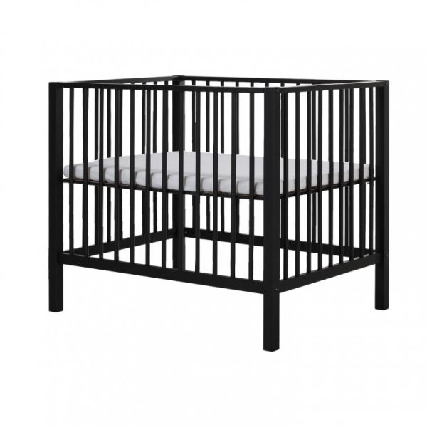 Europe Baby Robin II Park Zonder Lade - Mat Zwart Europe Baby Robin II Park Zonder Lade - Mat Zwart