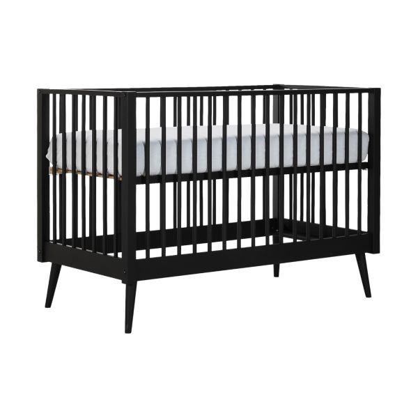 Europe Baby Evy Ledikant 60 x 120 cm - Mat Zwart