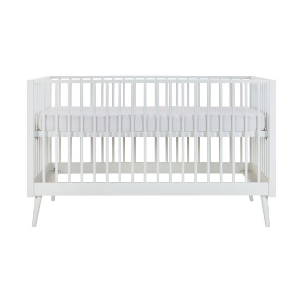 Europe Baby Evy Ledikant 70 x 140 cm Incl. Juniorzijde - Mat Wit