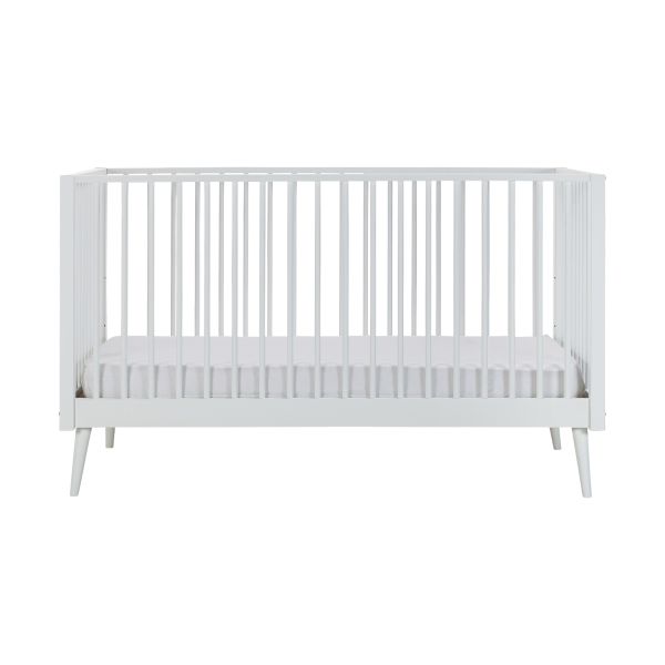 Europe Baby Evy Ledikant 70 x 140 cm Incl. Juniorzijde - Mat Wit