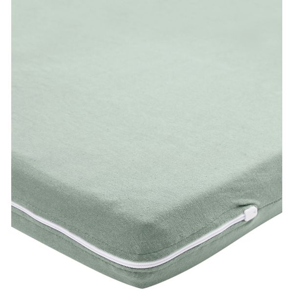 Meyco Campingbed Matrashoes - 60 x 120 cm - Jersey - Stone Green Meyco Campingbed Matrashoes - 60 x 120 cm - Jersey - Stone Green