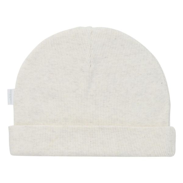 Noppies Muts Rib Nevel Oatmeal  3-6 mnd