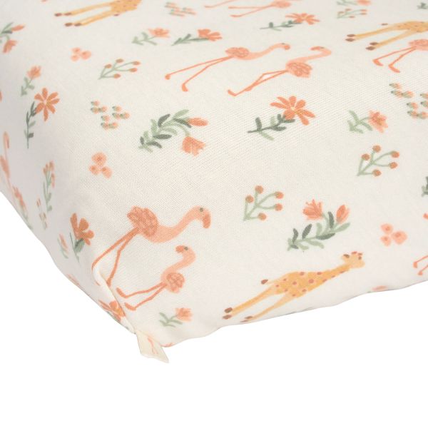 Little Dutch Wieg Hoeslaken - Blooming Safari Little Dutch Wieg Hoeslaken - Blooming Safari