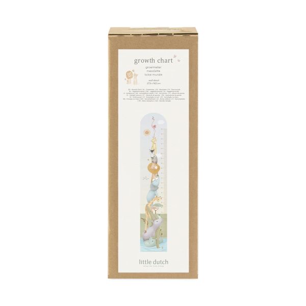 Little Dutch Groeimeter Muursticker - Safari Little Dutch Groeimeter Muursticker - Safari