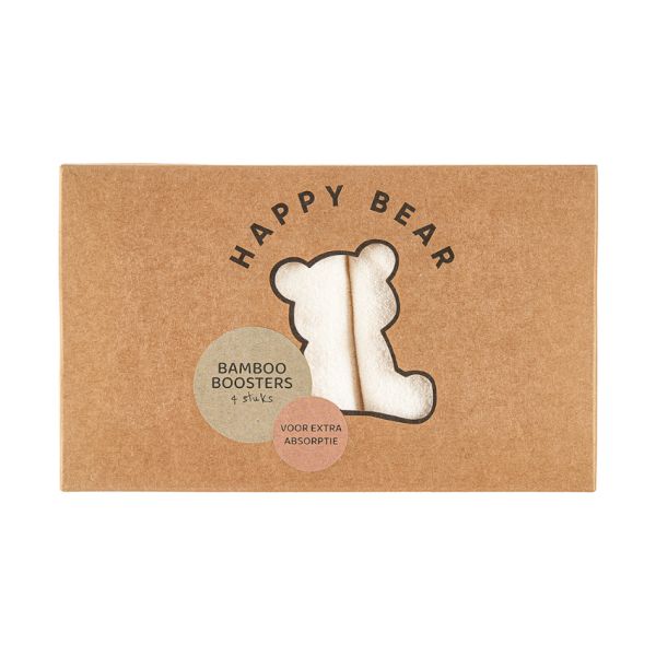HappyBear Boosters Set Bamboo 4Stuks