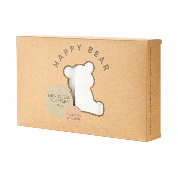 HappyBear Boosters Set Microvezel 4Stuks HappyBear Boosters Set Microvezel 4Stuks