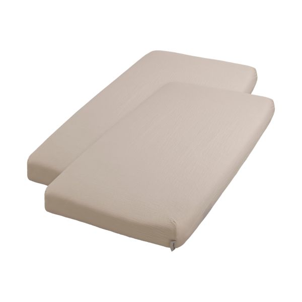 Baby's Only Hoeslaken - Tender - 2-Pack - 60 x 120 cm - Beige 