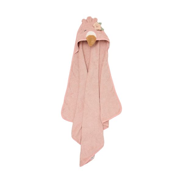 Little Dutch Badcape Flamingo - 75x75 cm - Roze Little Dutch Badcape Flamingo - 75x75 cm - Roze