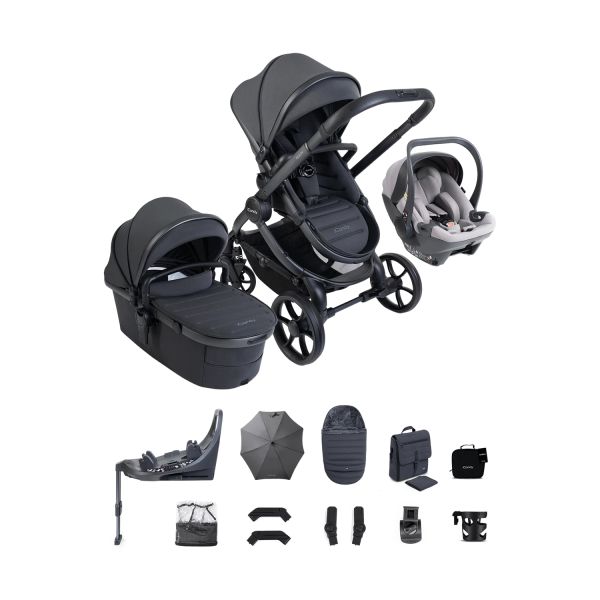 ICandy Peach 8 Kinderwagen 3-in-1 - Complete Travel Bundel - Grey / Storm Grey ICandy Peach 8 Kinderwagen 3-in-1 - Complete Travel Bundel - Grey / Storm Grey