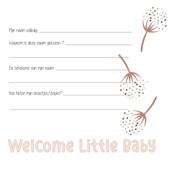 Jep! Kids Babyboek Zacht Groen