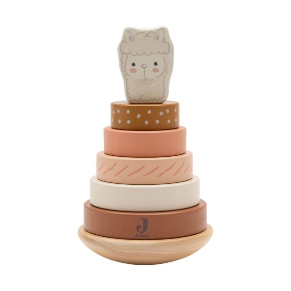 Jollein Alpaca Paco Houten Tuimelstapelaar Jollein Alpaca Paco Houten Tuimelstapelaar