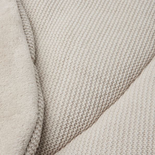 Jollein Basic Knit Parklegger - 95 cm rond - Nougat