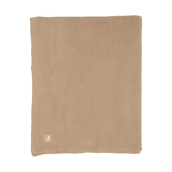 Jollein Basic Knit Wiegdeken - 75 x 100 cm - Fleece - Hazel Jollein Basic Knit Wiegdeken - 75 x 100 cm - Fleece - Hazel