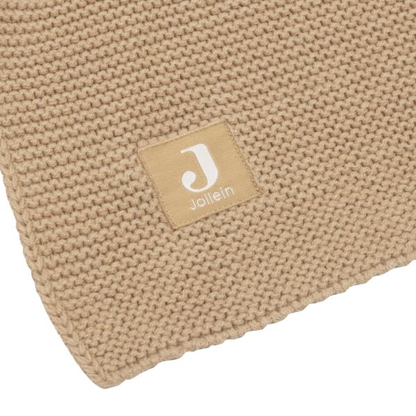 Jollein Basic Knit Wiegdeken - 75 x 100 cm - Hazel