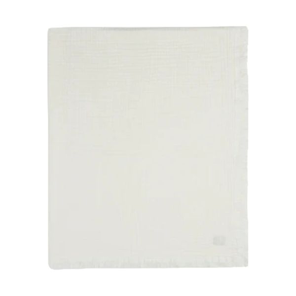 Jollein Ledikantdeken Muslin Ivory 120 x 120 cm Jollein Ledikantdeken Muslin Ivory 120 x 120 cm
