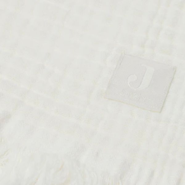 Jollein Ledikantdeken Muslin Ivory 120 x 120 cm Jollein Ledikantdeken Muslin Ivory 120 x 120 cm