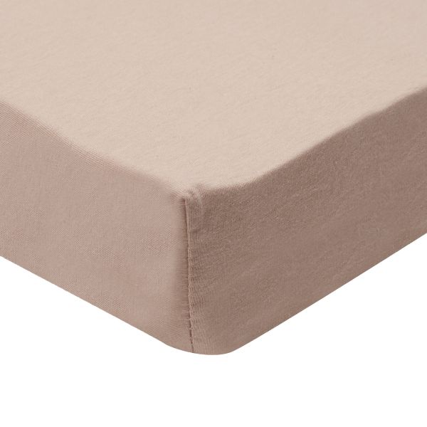 Jollein Hoeslaken - 2 Stuks - 70/75x140/150 cm - Jersey - Light Terra/Oatmeal Jollein Hoeslaken - 2 Stuks - 70/75x140/150 cm - Jersey - Light Terra/Oatmeal