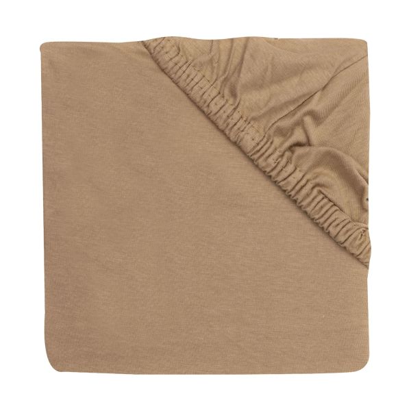 Jollein Hoeslaken Boxmatras - 75x95 cm - Jersey - Hazel