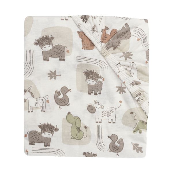 Jollein Hoeslaken - 70/75x140/150 cm - Jersey - Barn Buddies