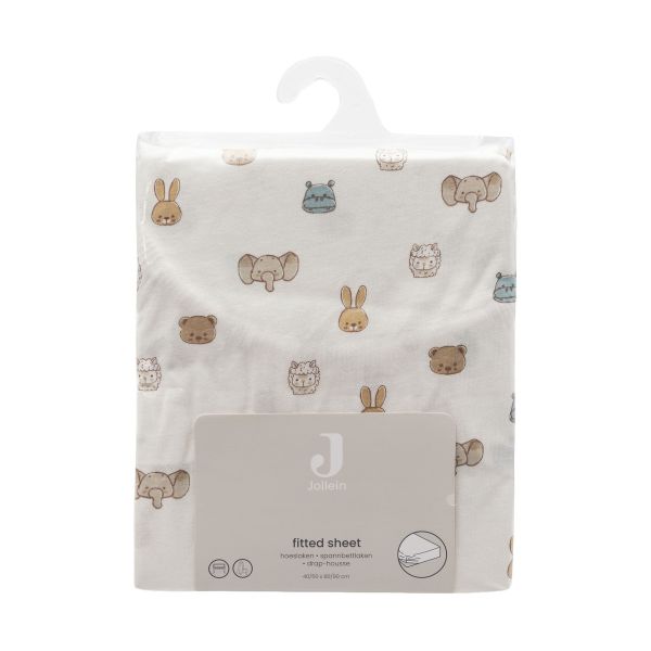 Jollein Hoeslaken - 60x120 cm - Jersey - Jollies
