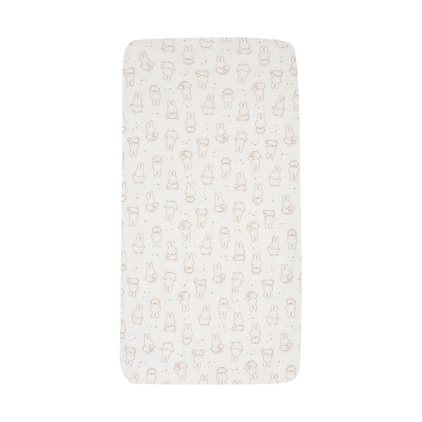Jollein Nijntje Moments Hoeslaken - 40/50x80/90 cm - Jersey - Light Terra