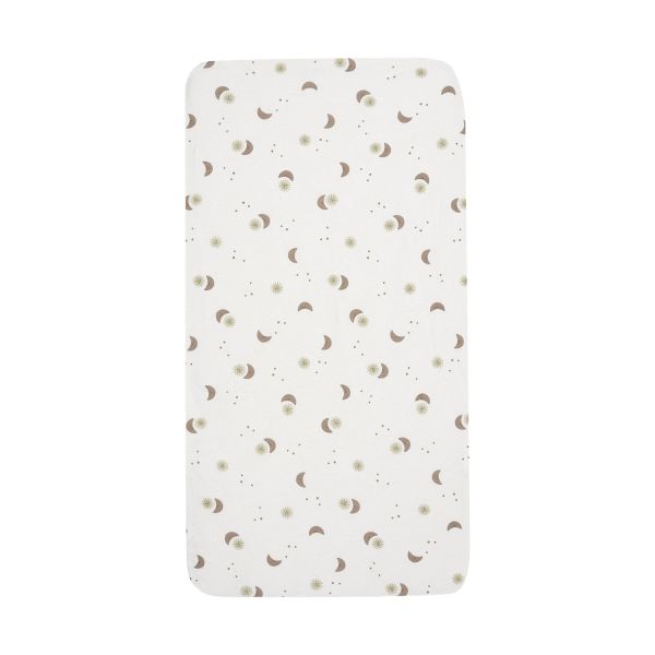 Jollein Hoeslaken - 70/75x140/150 cm - Jersey - Over The Moon