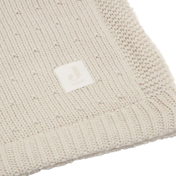 Jollein Ledikantdeken - Sprinkle Knit / Fluffy - 100 x 150 cm - Sand Jollein Ledikantdeken - Sprinkle Knit / Fluffy - 100 x 150 cm - Sand