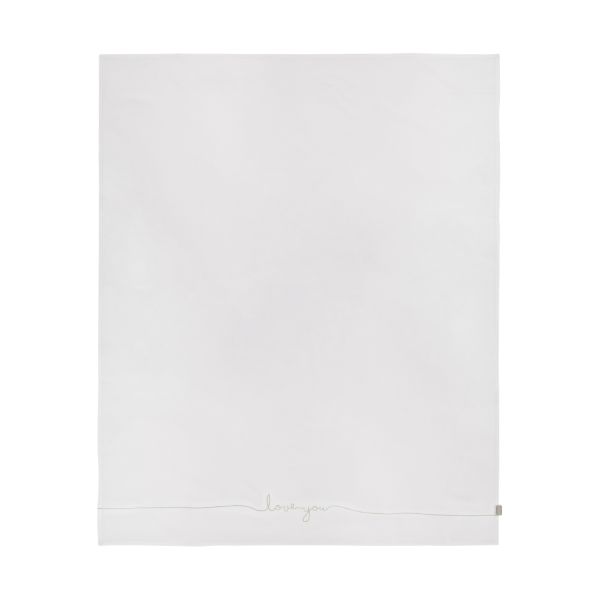 Jollein Wieglaken Love You Nougat 75 x 100 cm Jollein Wieglaken Love You Nougat 75 x 100 cm