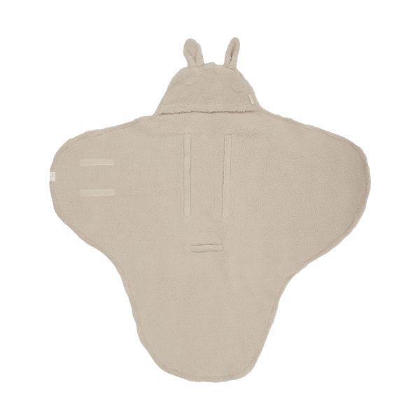 Jollein Nijntje Jacquard Wikkeldeken - Teddy - Sand Jollein Nijntje Jacquard Wikkeldeken - Teddy - Sand