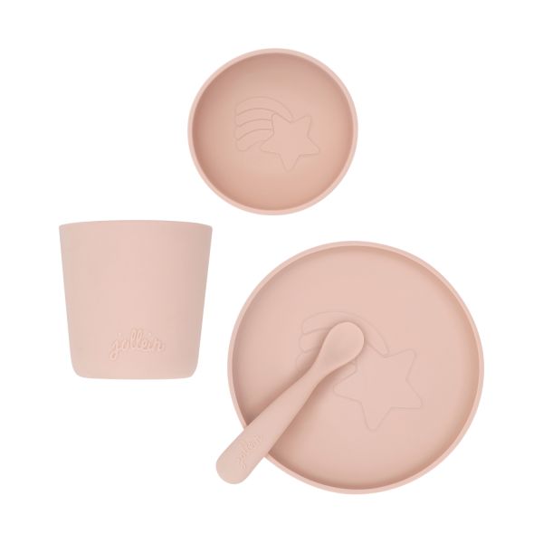 Jollein Dinerset Siliconen Pale Pink