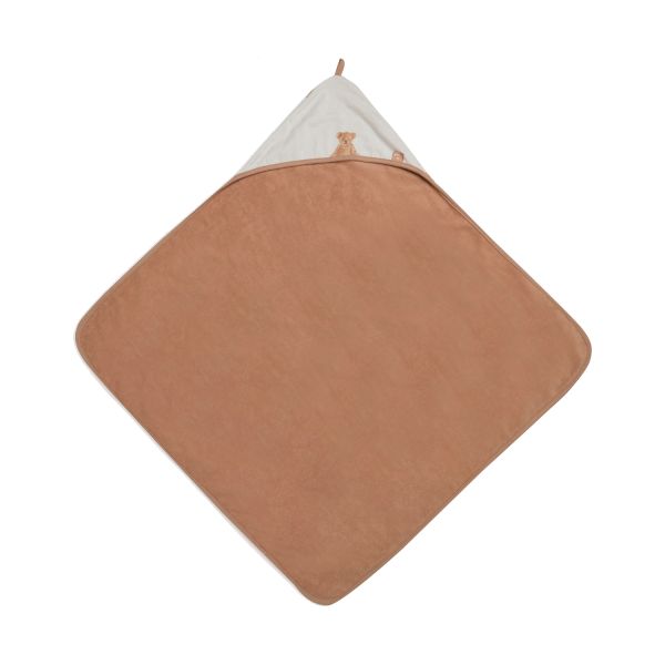 Jollein Badcape Stripe Terry Teddy Bear Jollein Badcape Stripe Terry Teddy Bear