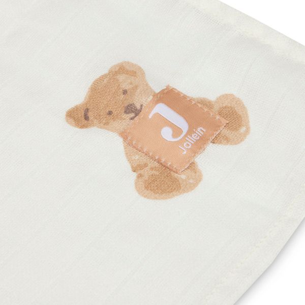 Jollein Hydrofiel Multidoek Teddy Bear 115x115cm 2-Pack