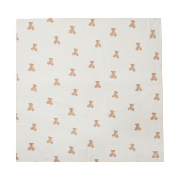 Jollein Hydrofiel Multidoek Teddy Bear 115x115cm 2-Pack