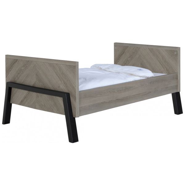 TWF Ledikant 70 x 140 Incl. Juniorzijden - Commode - Hanglegkast Havana