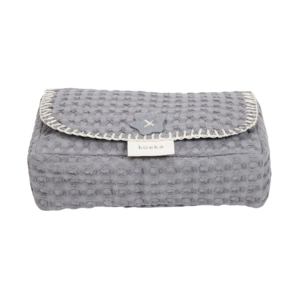 Koeka Hoes Voor Babydoekjes Antwerp Steel Grey
