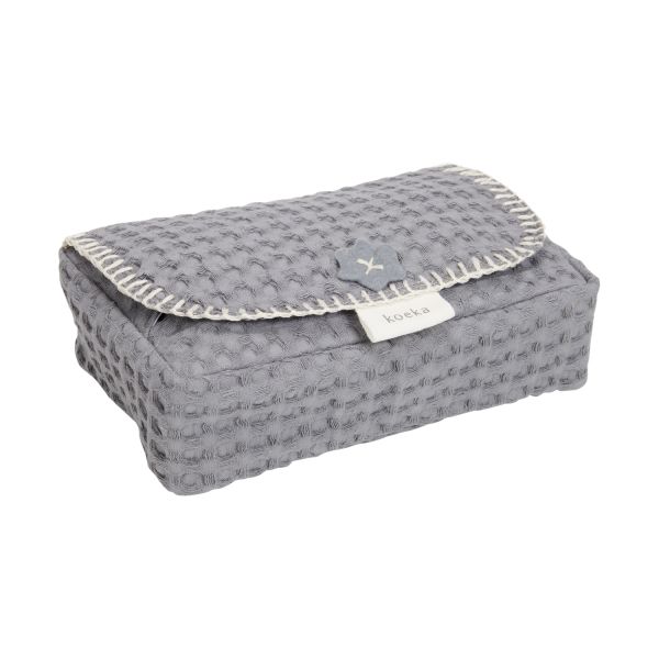 Koeka Hoes Voor Babydoekjes Antwerp Steel Grey