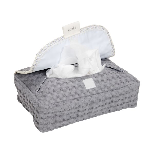 Koeka Hoes Voor Babydoekjes Antwerp Steel Grey