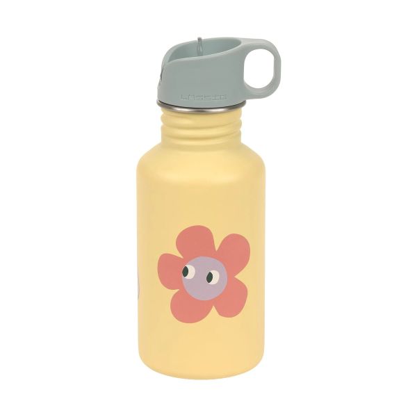 Lässig Happy Trails Drinkfles RVS - 500 ml - Flower Lässig Happy Trails Drinkfles RVS - 500 ml - Flower