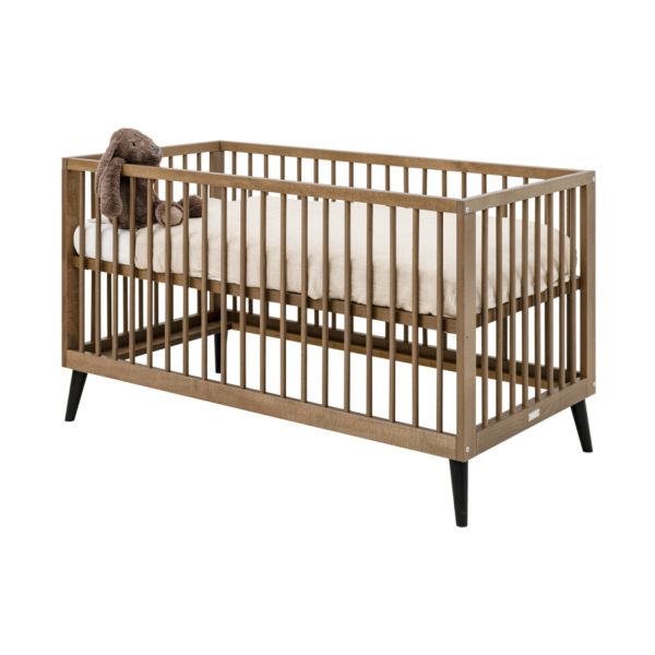 Bopita Ledikant 70 x 140 Incl. Bedbankzijde - Zara - Walnoot