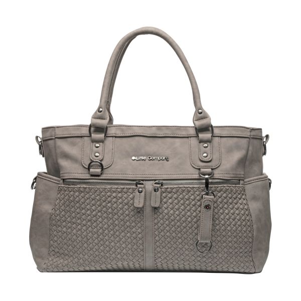 Little Company Diaperbag Monaco Braided Taupe