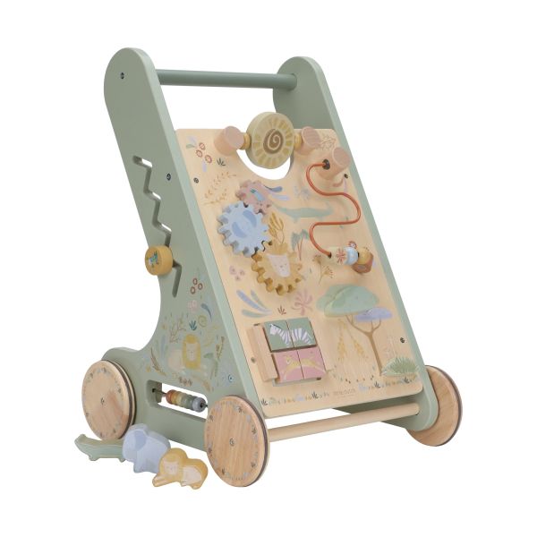 Little Dutch Safari Friends Activiteiten Loopwagen