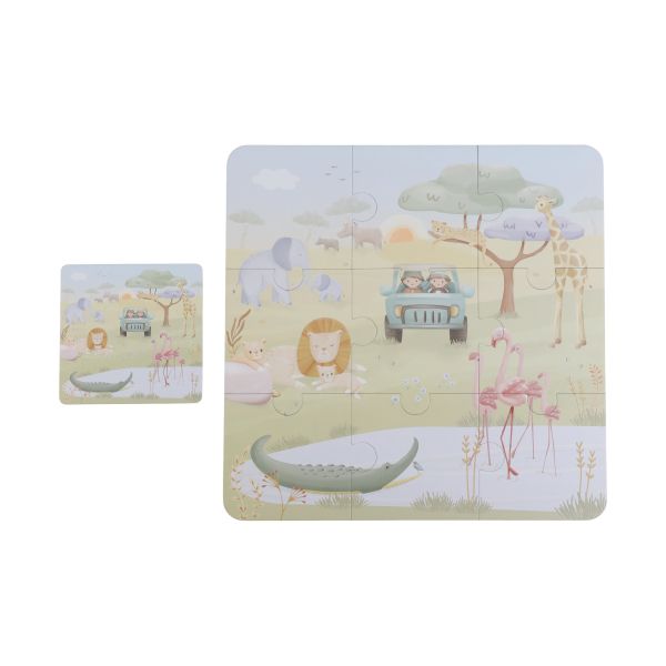 Little Dutch Safari Friends 6-in-1 Puzzelset Little Dutch Safari Friends 6-in-1 Puzzelset