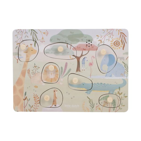 Little Dutch Safari Friends Geluidenpuzzel Little Dutch Safari Friends Geluidenpuzzel