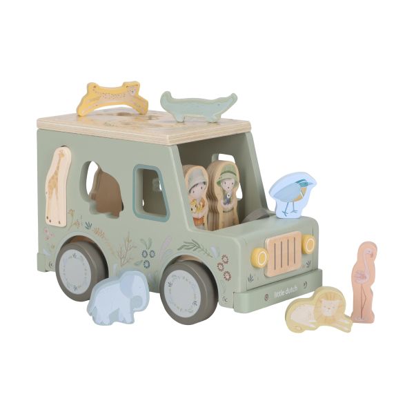 Little Dutch Safari Friends Jeep Vormenstoof Little Dutch Safari Friends Jeep Vormenstoof