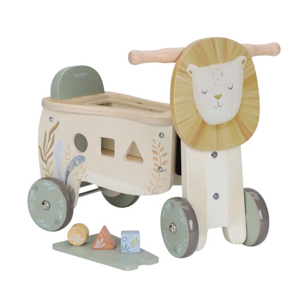 Little Dutch Safari Friends Loopfiets - Leeuw Little Dutch Safari Friends Loopfiets - Leeuw