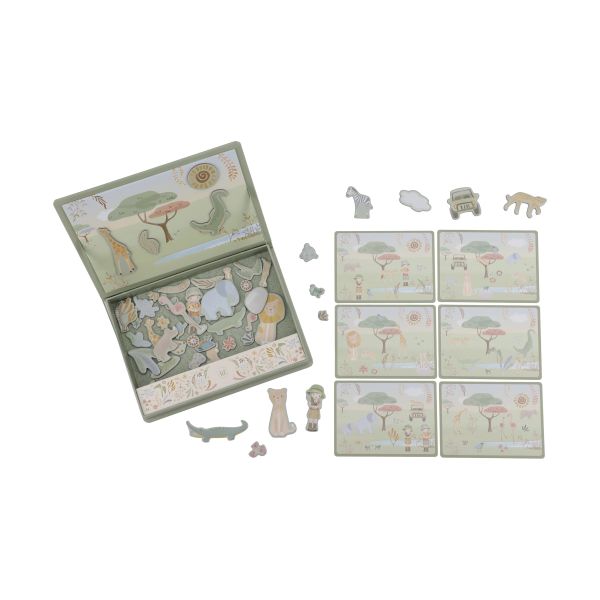 Little Dutch Magnetisch Speelbord - Safari Friends Little Dutch Magnetisch Speelbord - Safari Friends