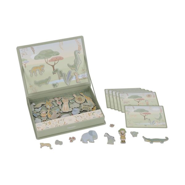 Little Dutch Magnetisch Speelbord - Safari Friends Little Dutch Magnetisch Speelbord - Safari Friends