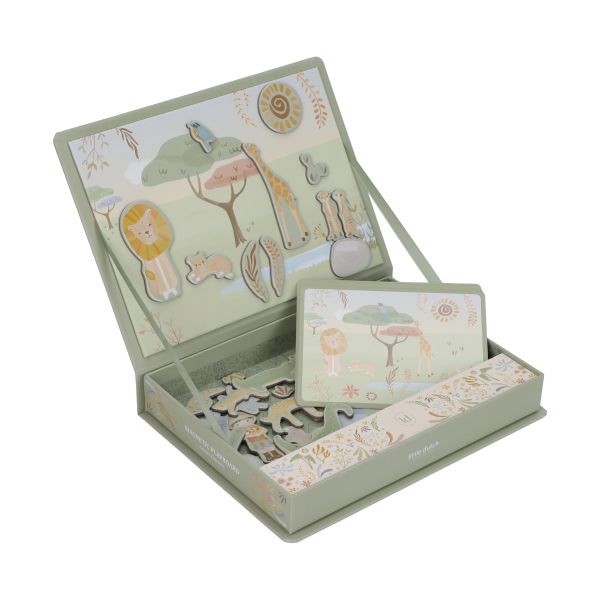 Little Dutch Magnetisch Speelbord - Safari Friends Little Dutch Magnetisch Speelbord - Safari Friends